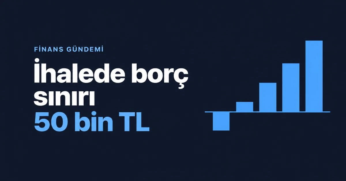 Kamu ihalelerinde vergi ve SGK borcu sınırı 50 bin TL oluyor: ihaleye giren KOBİ neyi kontrol etmeli?